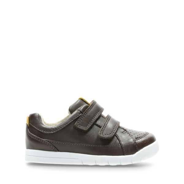 Clarks Boys Emery Walk Toddler Casual Shoes Brown | USA-5280614